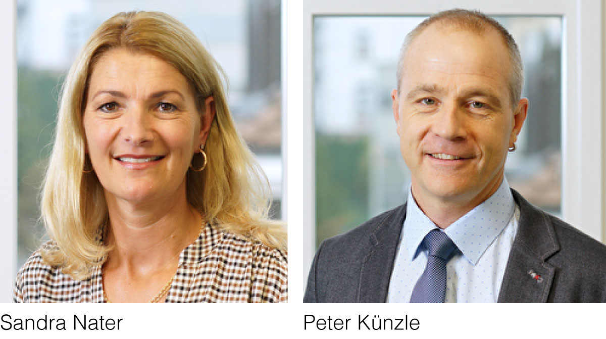 Sandra Nater und Peter Künzle